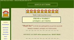 Desktop Screenshot of gouldauctions.com